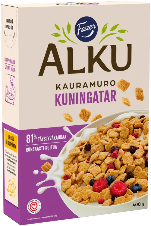 Fazer Alku Kuningatar kauramuro 400 g