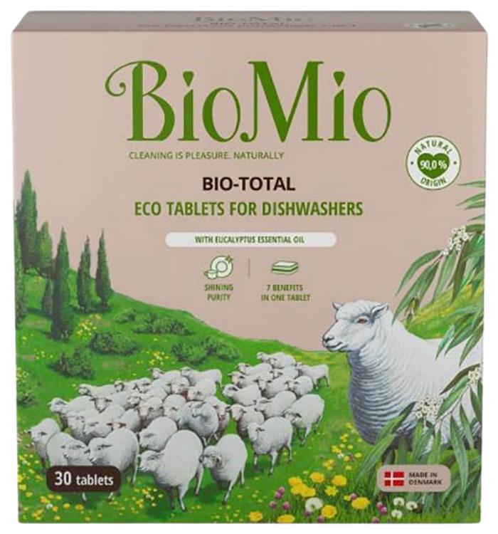 BioMio Nõudepesumasina tabletid 7-in-1 öko eukalüpti õliga, 30 tk