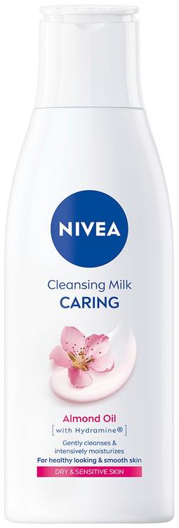 NIVEA 200ml Caring Cleansing Milk -puhdistusemulsio