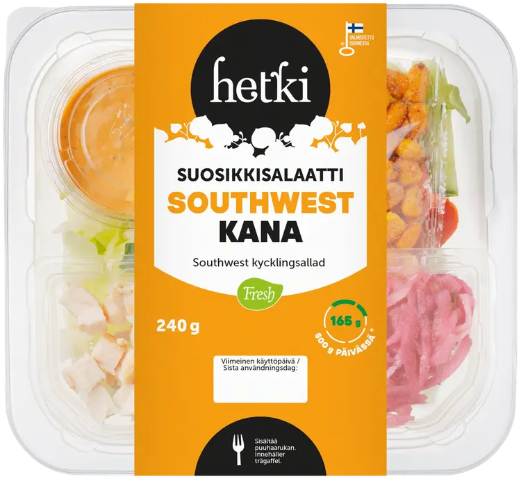 Fresh Hetki Suosikkisalaatti Southwest kana 240g