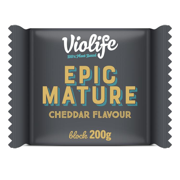 Violife 100% Vegan Epic Mature Cheddar Flavour Block 200g