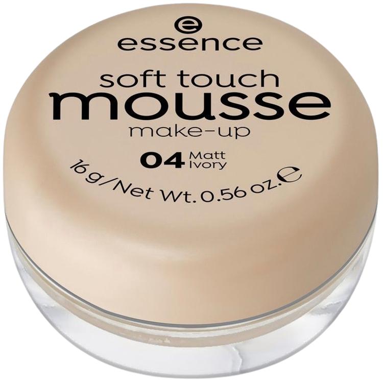 essence soft touch mousse make-up 04 matt ivory 16 g