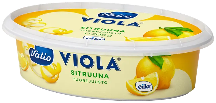 Valio Viola® e200 g sitruuna tuorejuusto laktoositon