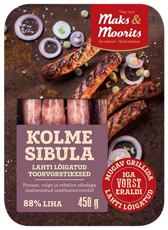 Kolme sibula toorvorstikesed 450 G