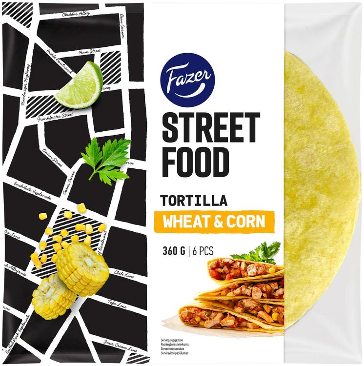 Fazer Street Food Maisitortilla 6 tk 360g