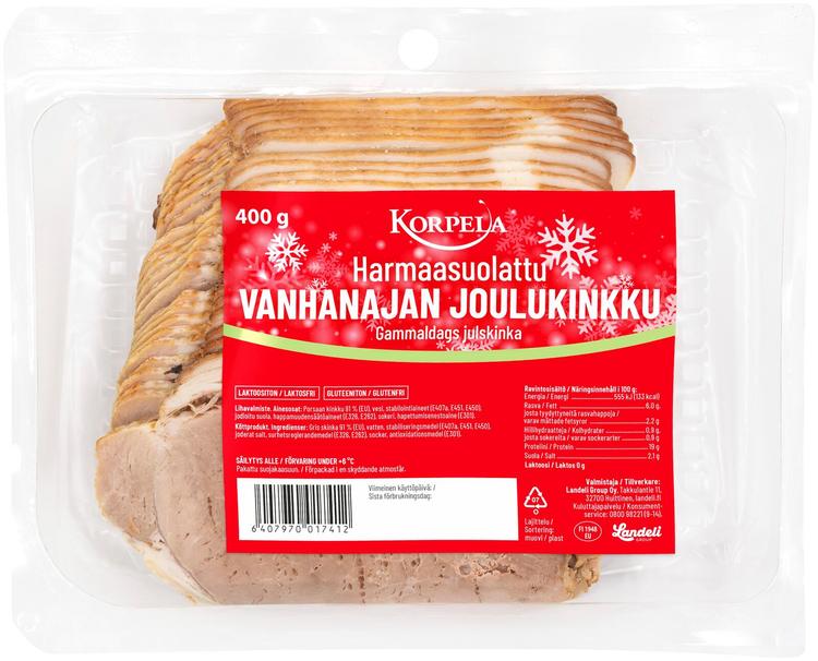 Korpela vanhanajan joulukinkku 400g
