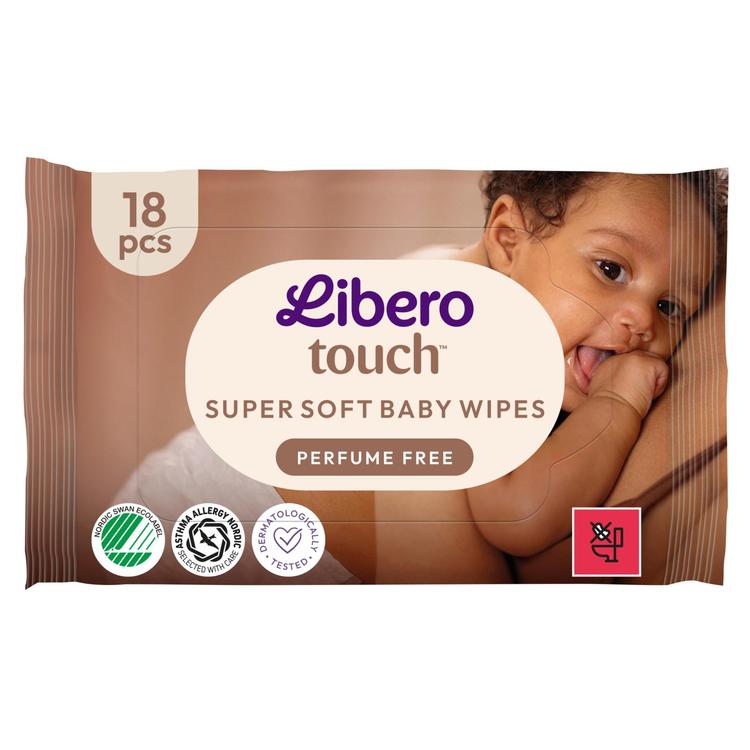 LIBERO Touch Super Soft puhdistuspyyhe 18 kpl