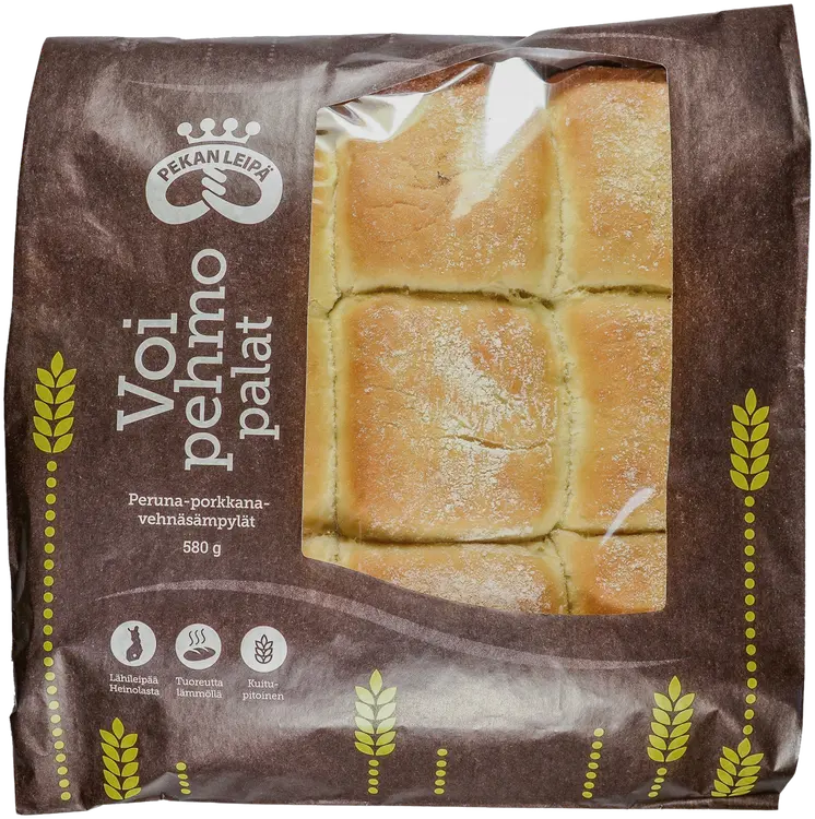 Pekan Leipä Voipehmopalat 9 pala paperipss. 580g
