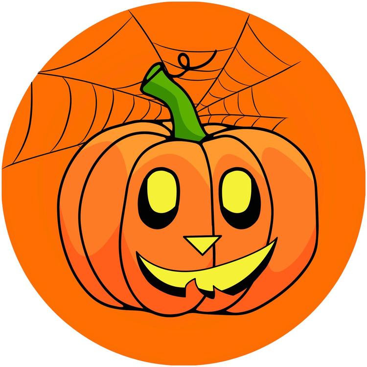 Juhlamaailma Halloween kurpitsa pahvilautanen 10 kpl 23cm