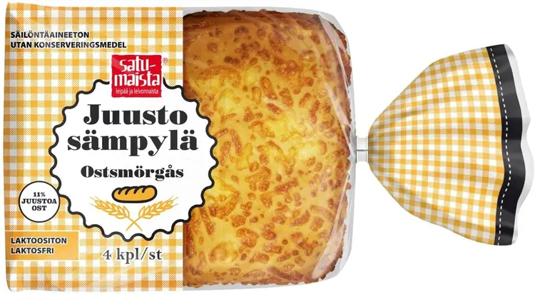 Satumaista juustosämpylä 200g 4kpl