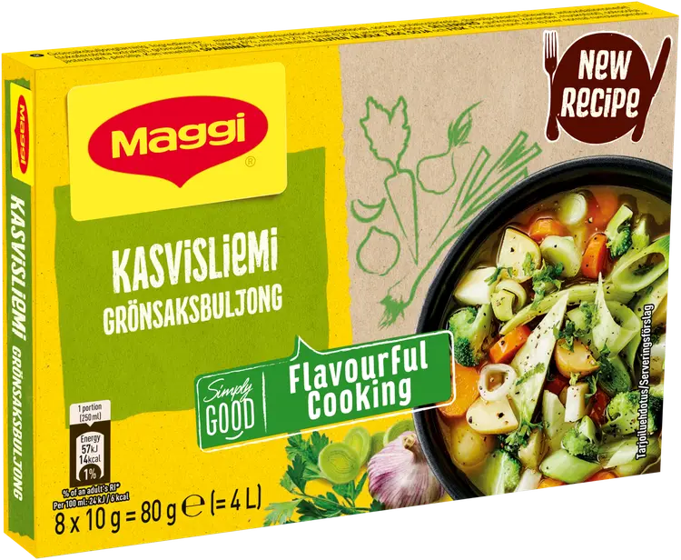 Maggi 80g Kasvisliemi 8 palaa