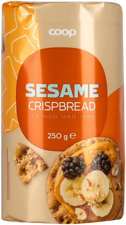 Coop seesaminsiemeniä sisältävä vehnänäkkileipä 250 g