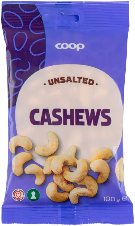 Coop cashewpähkinät 100 g