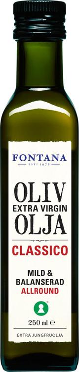 Fontana Extra Virgin Oliiviöljy 250ml Clasico