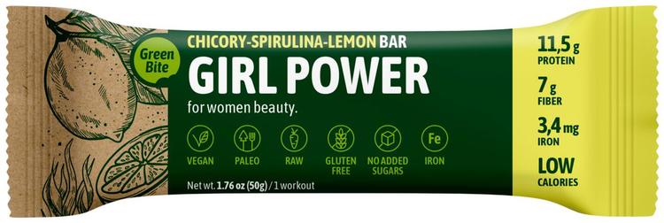 Girl Power siguri spirulina sidruni superbatoon 50g