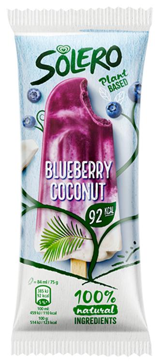 Solero Blueberry Coconut pulgajäätis 84ml/75g