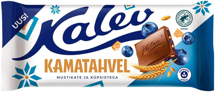 KALEV Kamatahvel mustikate ja küpsistega 100g