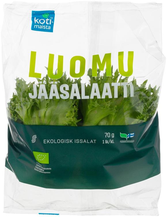 Kotimaista jääsalaatti luomu 70 g