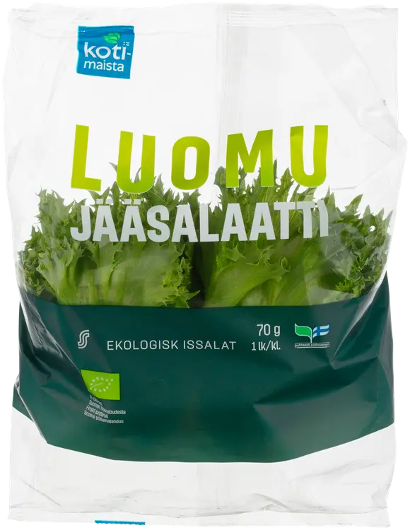 Kotimaista jääsalaatti luomu 70 g