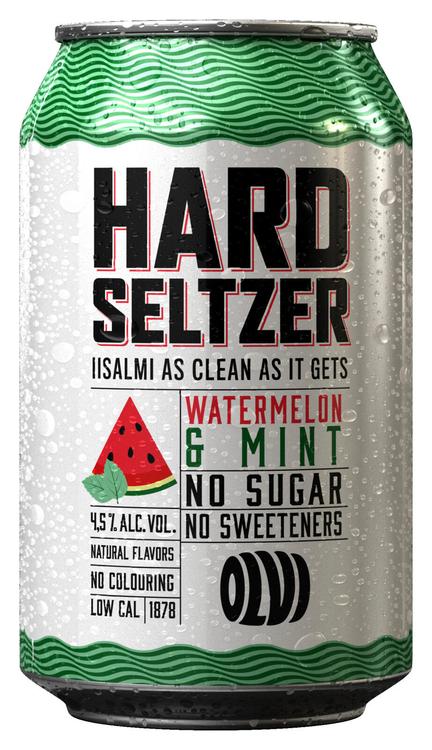 OLVI Hard Seltzer Watermelon & Mint 0,33 l tlk