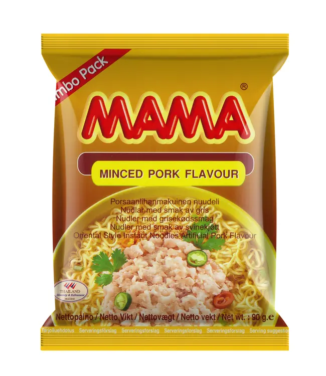 Mama Itämainen porsaanlihanmakuinen nuudeli 90g