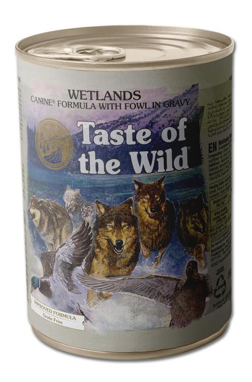 Taste of the Wild wetlands metslinnulihaga eile koertele 390g