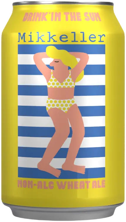 Mikkeller Drink'In the Sun Non-alc Wheat Ale 0,3% 0,33l alkoholiton oluttölkki