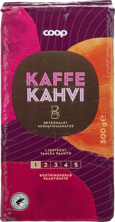 COOP filtrikohv 500g UTZ