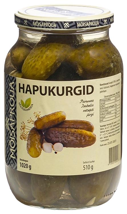 Mõisaproua hapukurgid