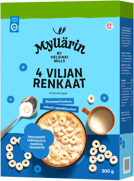 Myllärin 4 Viljan Renkaat 300 g