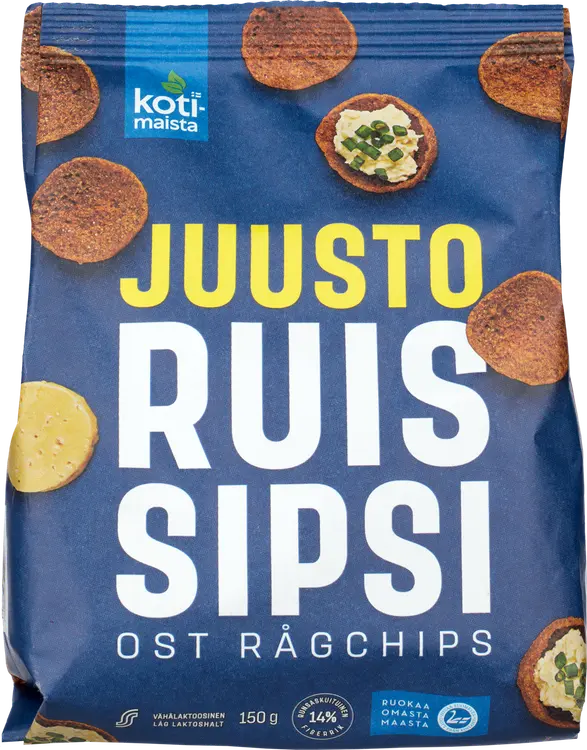 Kotimaista Ruissipsi Juusto 150 g
