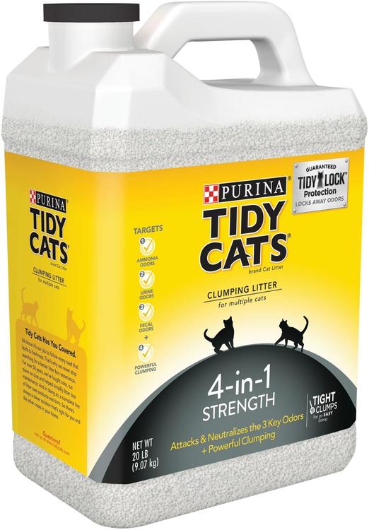 TIDY CATS 4-IN-1 STRENGTH 9,01KG