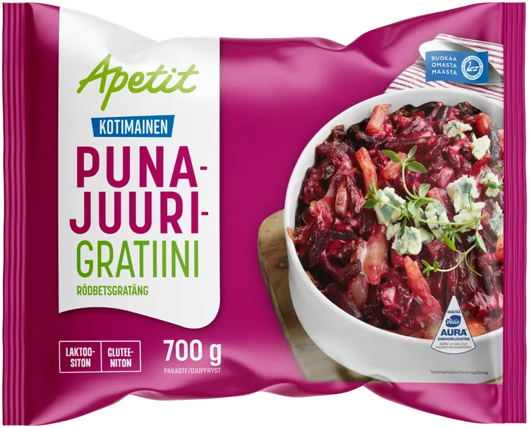 Apetit Kotimainen Punajuurigratiini pakaste 700g