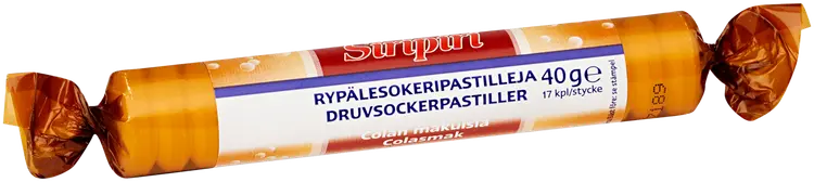 Siripiri rypälesokeripastilli cola 17kpl