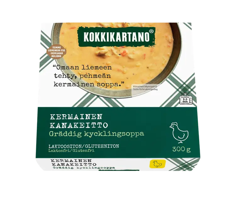 Kokkikartano Kermainen kanakeitto 300g