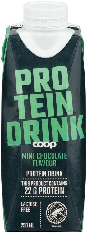 Coop laktoositon proteiinijuoma minttusuklaa 250 ml