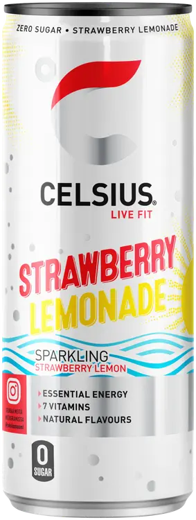 CELSIUS  Strawberry Lemonade energiajuoma 355 ml