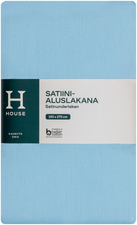 House satiinialuslakana 150x270 cm