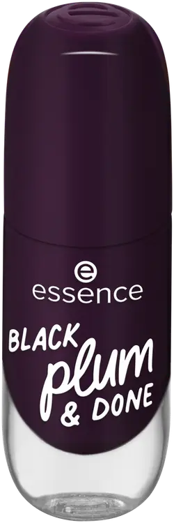 essence gel nail colour 84 BLACK plum & DONE 8 ml