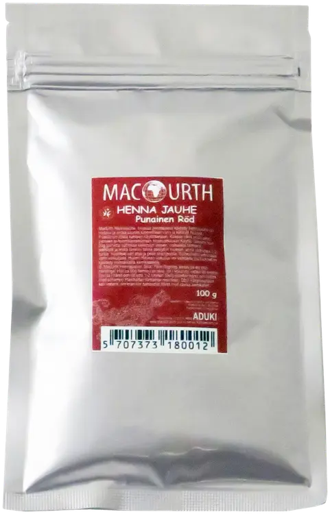 MacUrth Punainen hennajauhe 100g