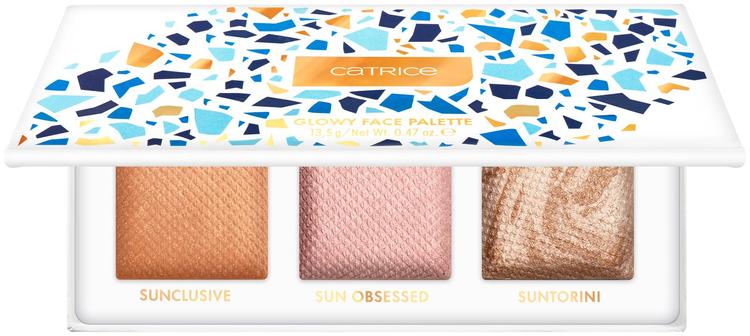 Catrice SUMMER OBSESSED Glowy Face Palette C01 Seaside Glow 13.5 g