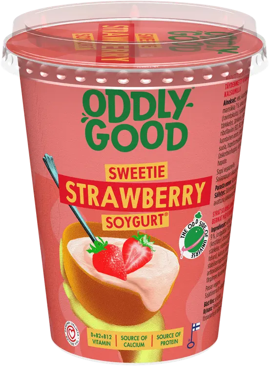 Oddlygood® Soygurt 400 g mansikka