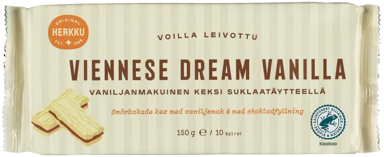 Herkku Viennese dream vanilla keksi 150 g