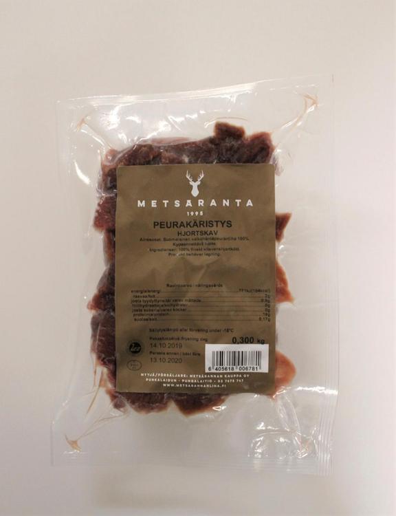 Metsäranta Peurakäristys 300g, raakalihaa, pakaste