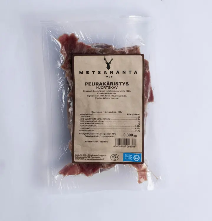Metsäranta Peurakäristys 300g, raakalihaa, pakaste