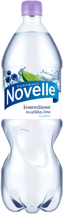 Hartwall Novelle Mustikka-Lime kivennäisvesi 1,5 l