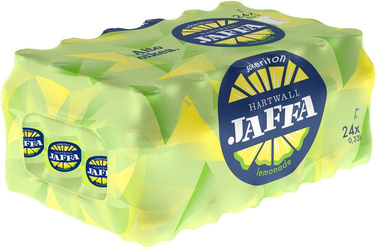 24 x Hartwall Jaffa Lemonade  Sokeriton virvoitusjuoma 0,33 l