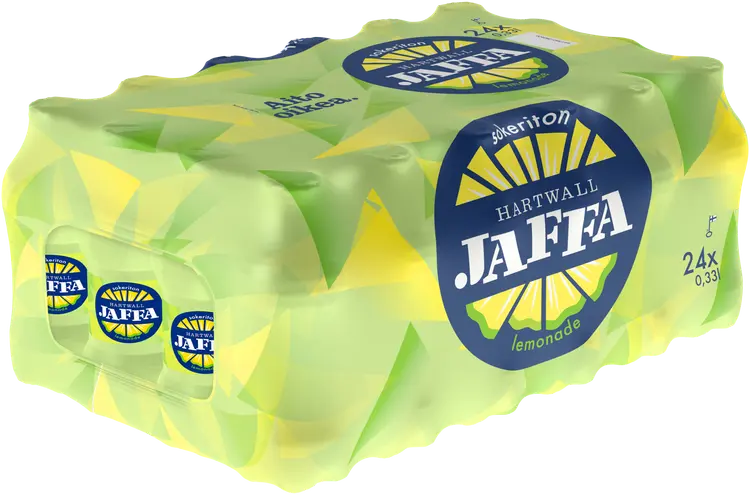 24 x Hartwall Jaffa Lemonade  Sokeriton virvoitusjuoma 0,33 l