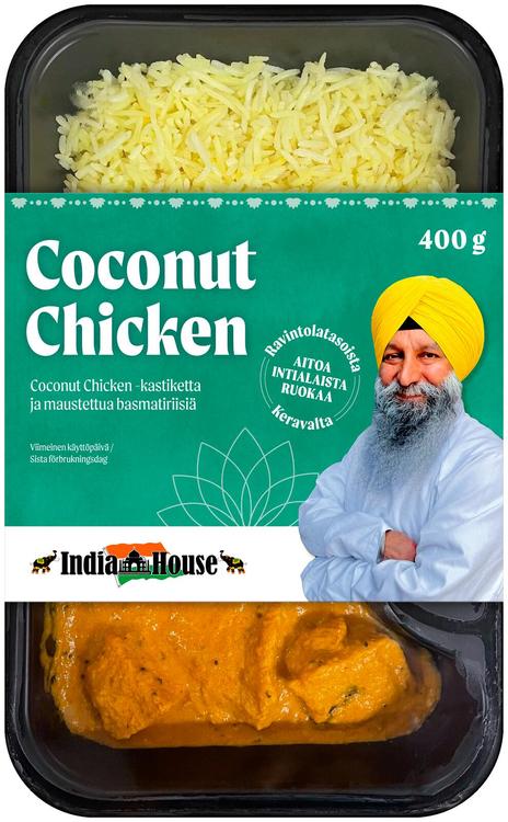 IndiaHouse Lounasboxi Coconut Chicken 400g