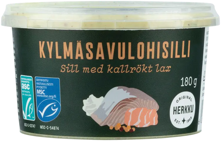 Herkku kylmäsavulohisilli 180g